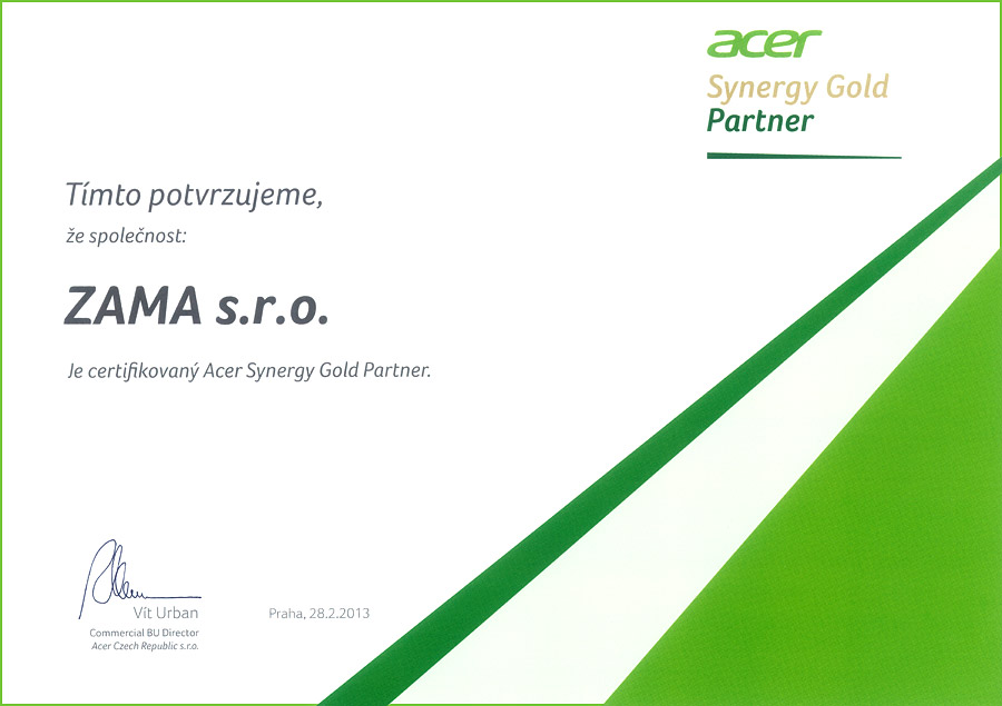 Acer Synergy Gold Partner